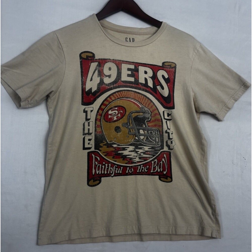 Gap x Junk Food San Francisco 49ers Faithful to the Bay Tee Men’s Small NFL